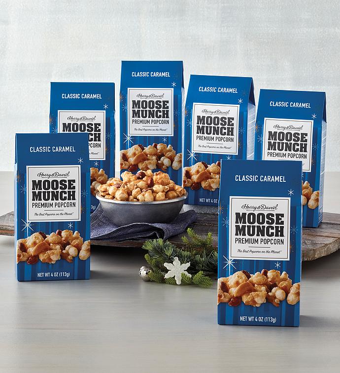 Moose Munch&#174; Classic Caramel Premium Popcorn - 4 oz 6 Pack